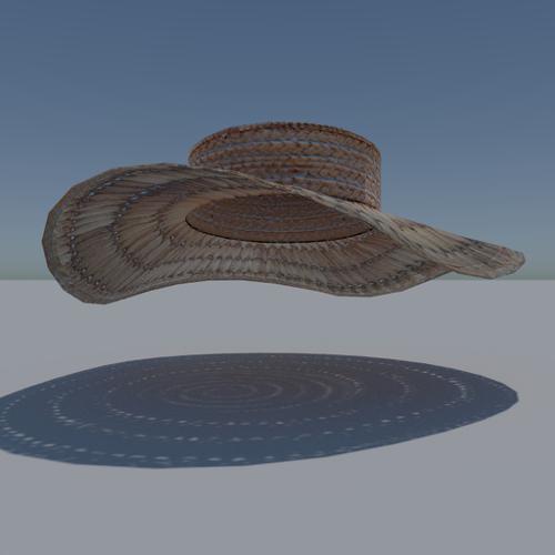 Straw-Hat with 2 Shape-Keys preview image